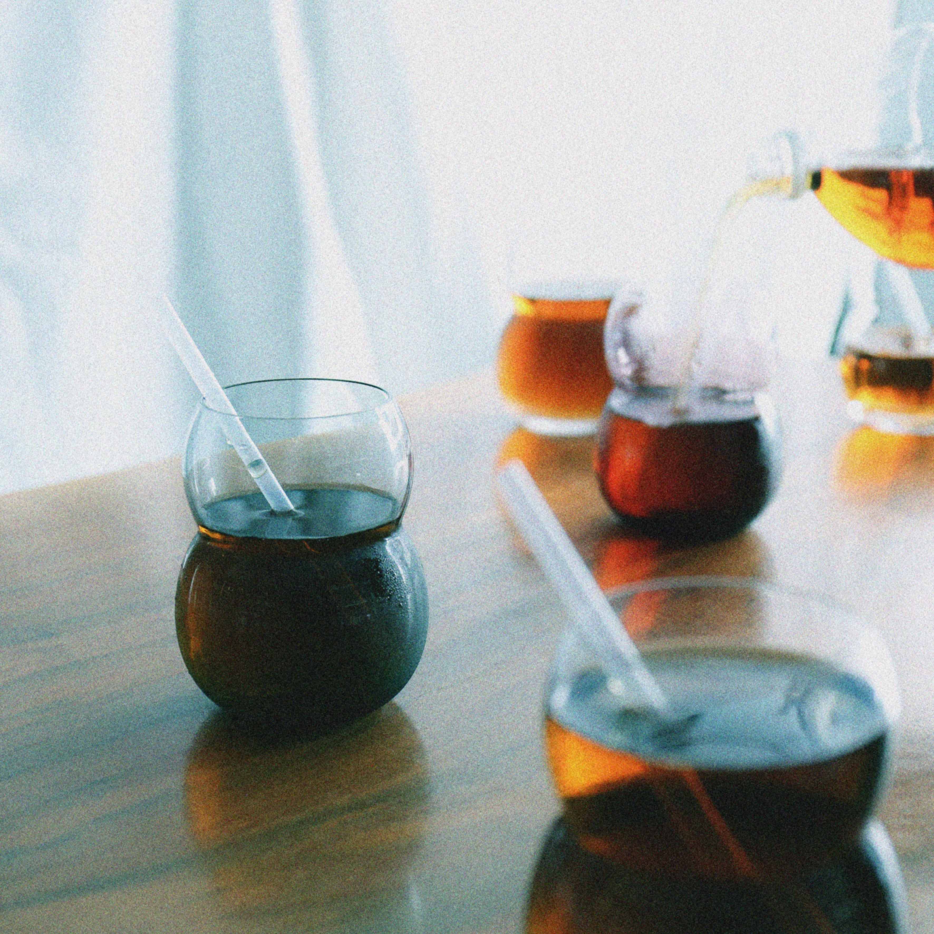 タンブラーM ガラス / インディゴ