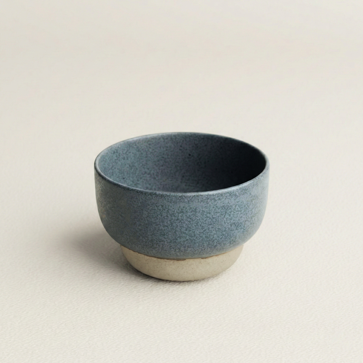 丸朝茶碗小・アッシュグレー