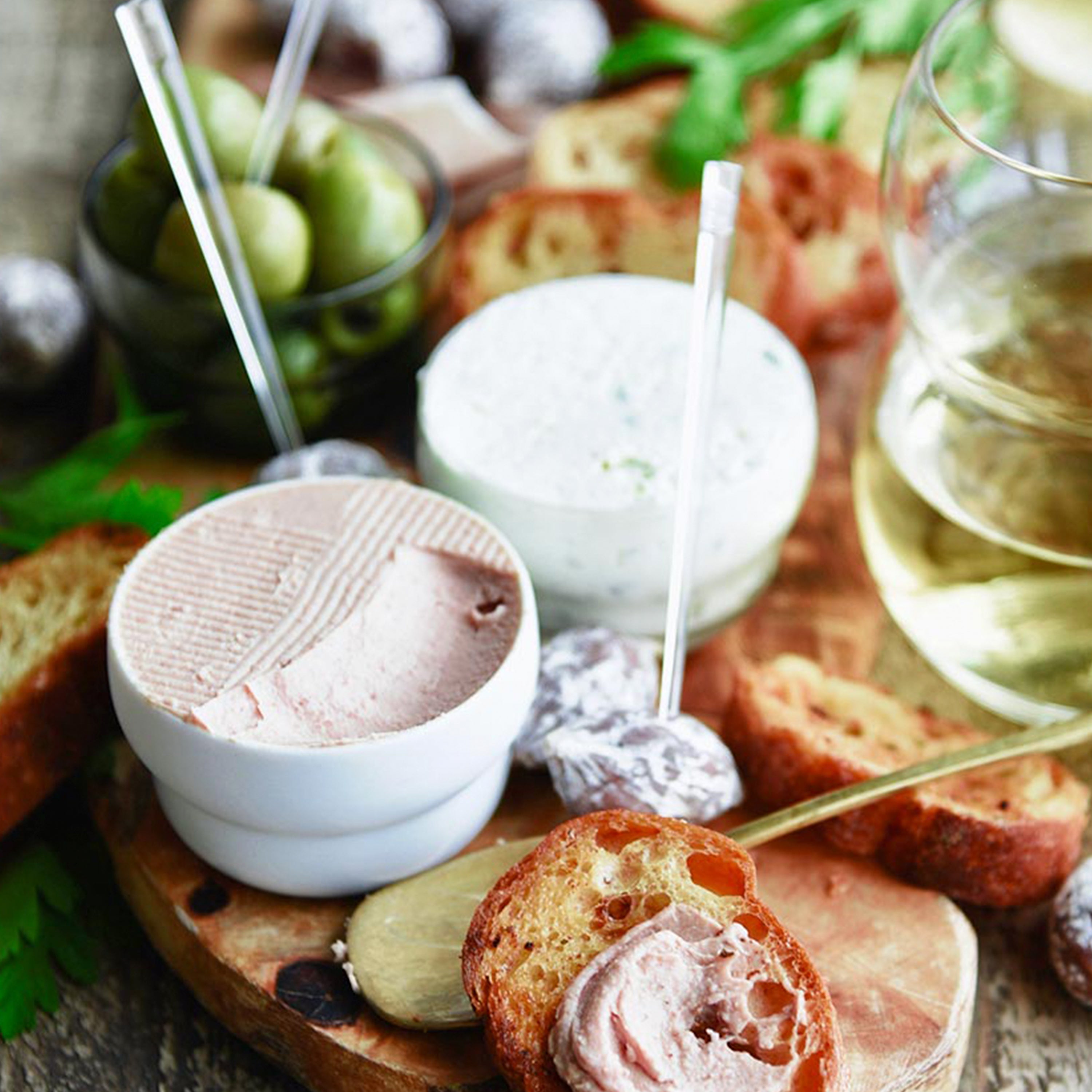 おちょこ 磁器 / ホワイト×ビスク