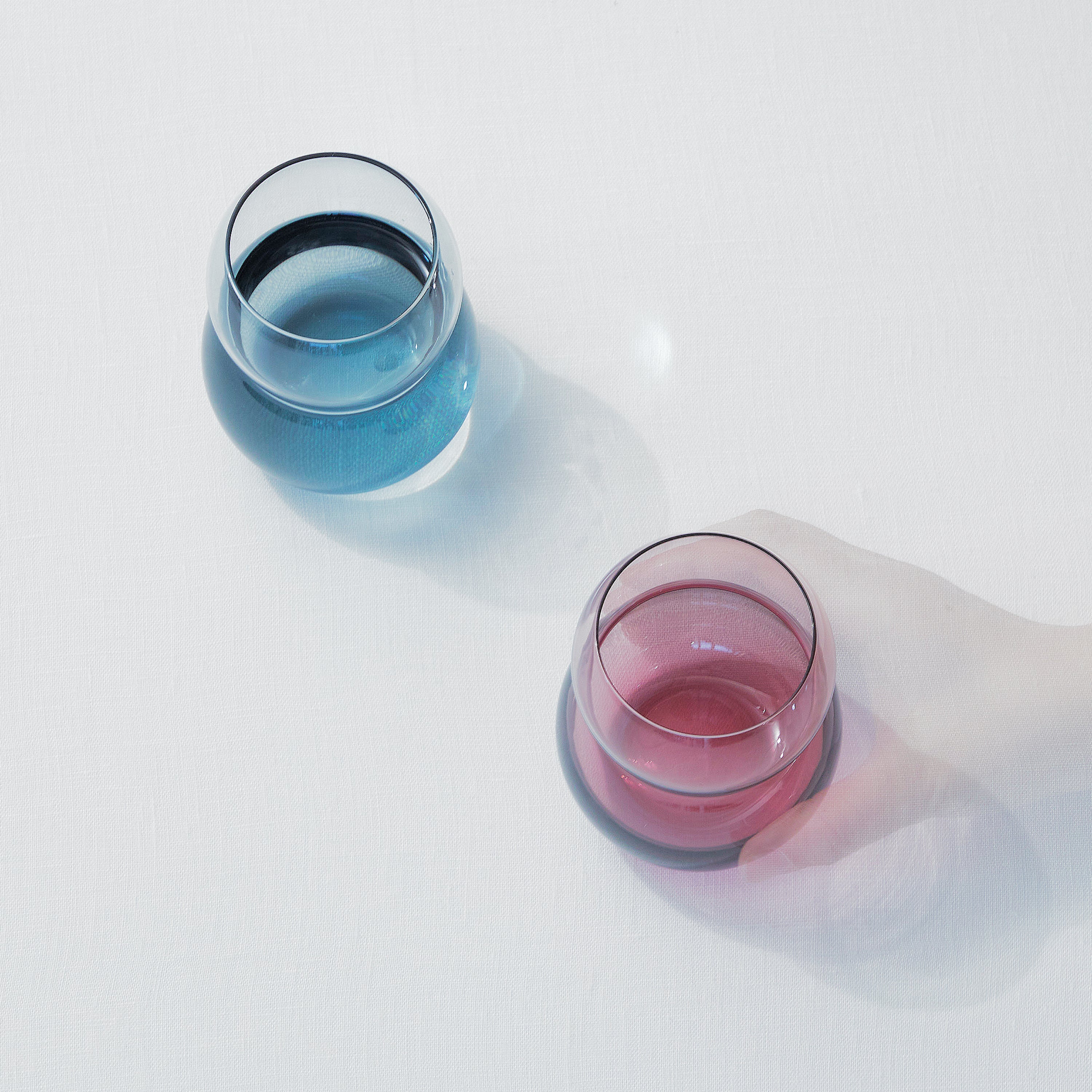 タンブラーM ペアギフトセットガラス / インディゴ ワインレッド