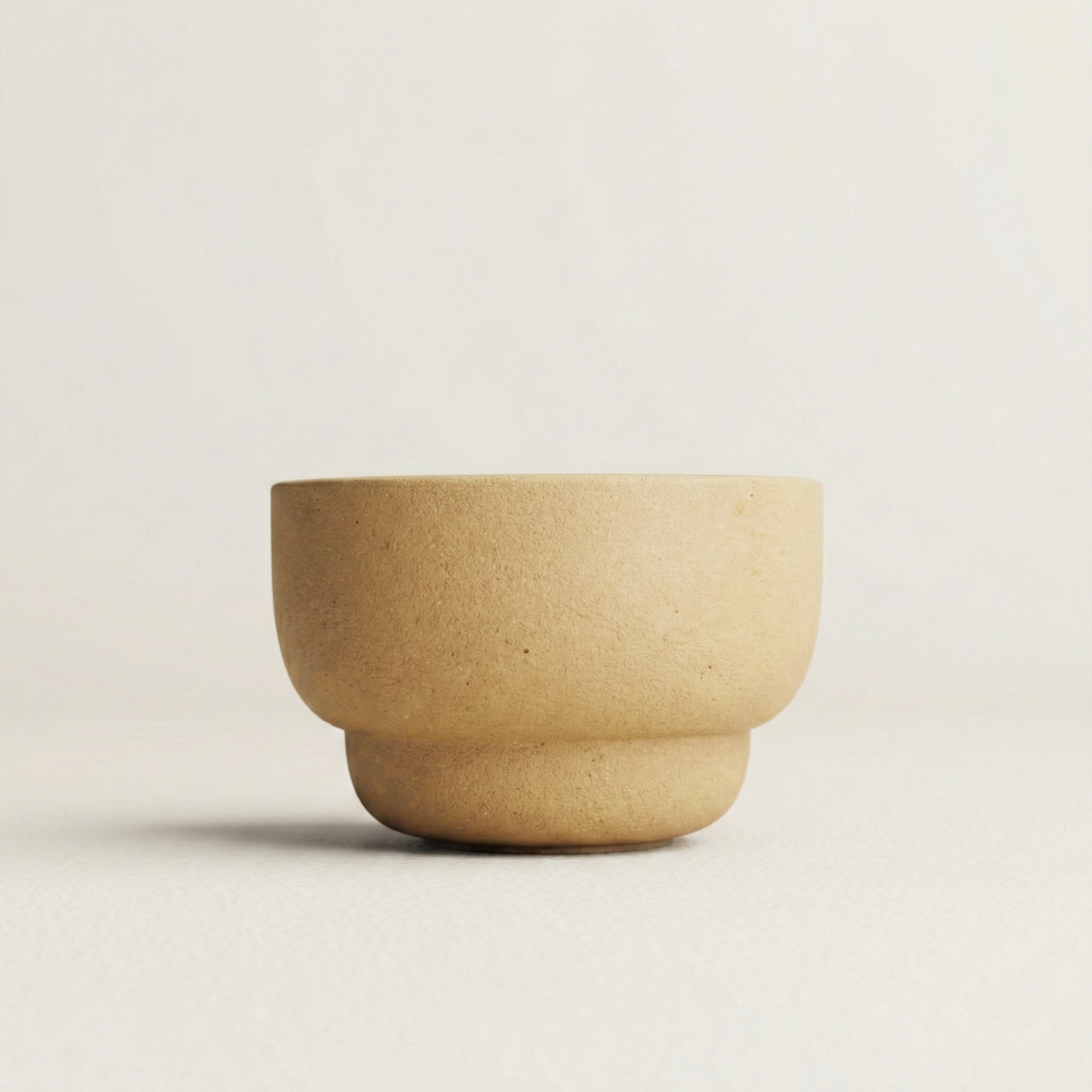 丸朝茶碗小・無釉薬